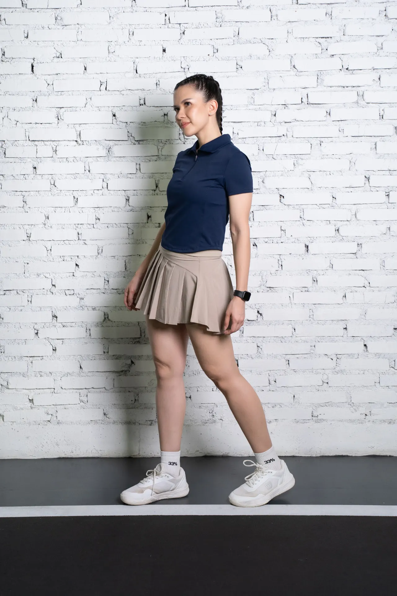 [33P01-0030-KHI] MJ Cleya Pleated Skort